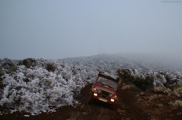 Nieve en el Teide